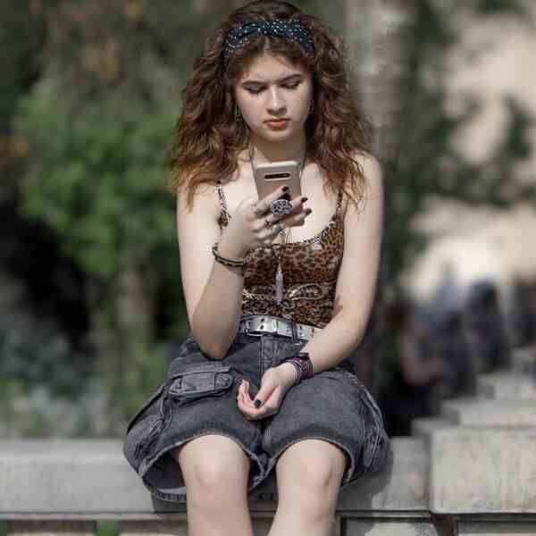 Teenager auf einer Mauer sitzend – Pixabay